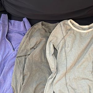 Lululemon 3 long sleeve shirts small